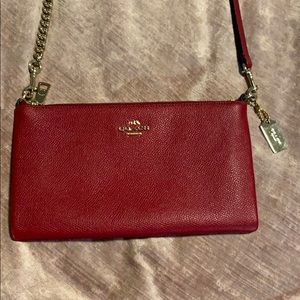 Red Coach Crossbody Purse